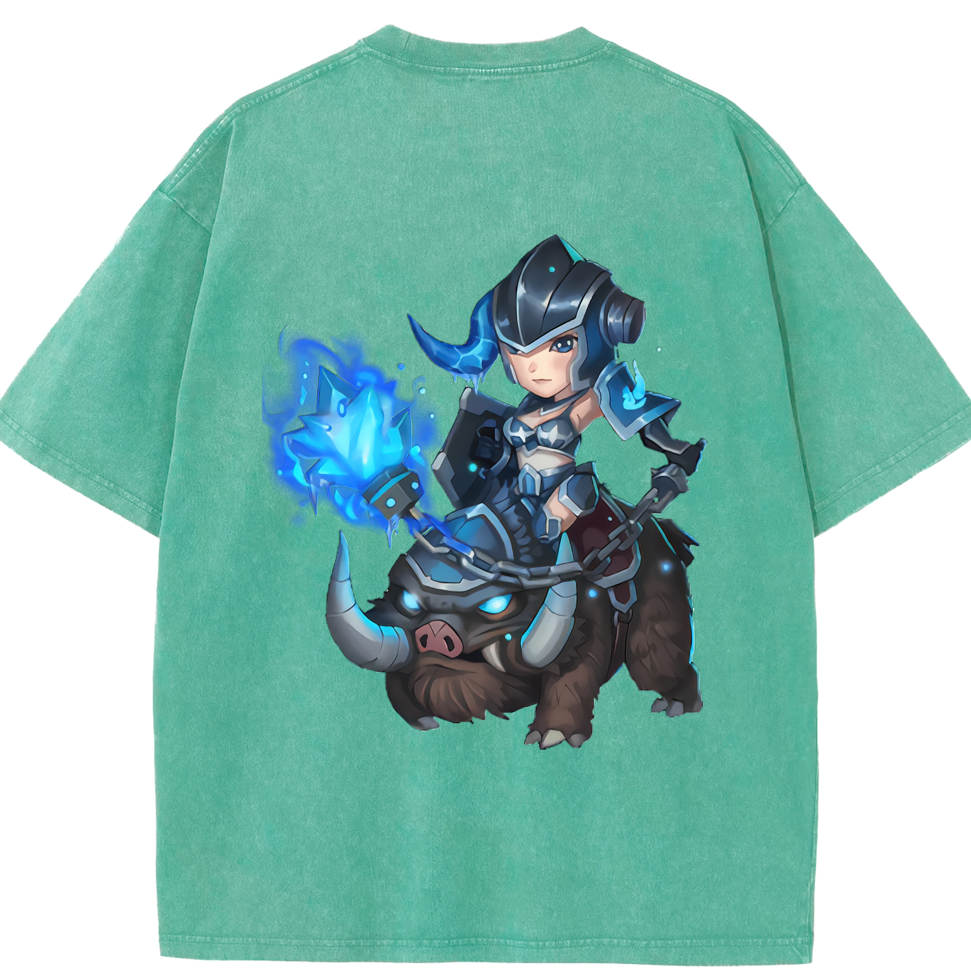 リーグ・オブ・レジェンド League of Legends LOL 綿100% ヴィンテージ風 半袖Tシャツ（背面プリント）